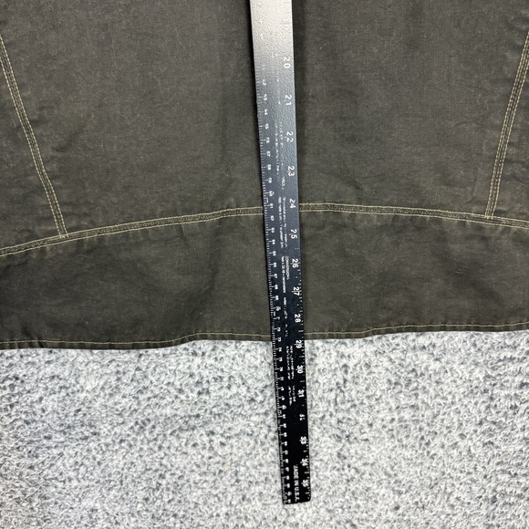 Vintage Kuhl Jacket Mens Large Brown Vintage Patina Dye Canvas Cotton Full Zip - Picture 12 of 14